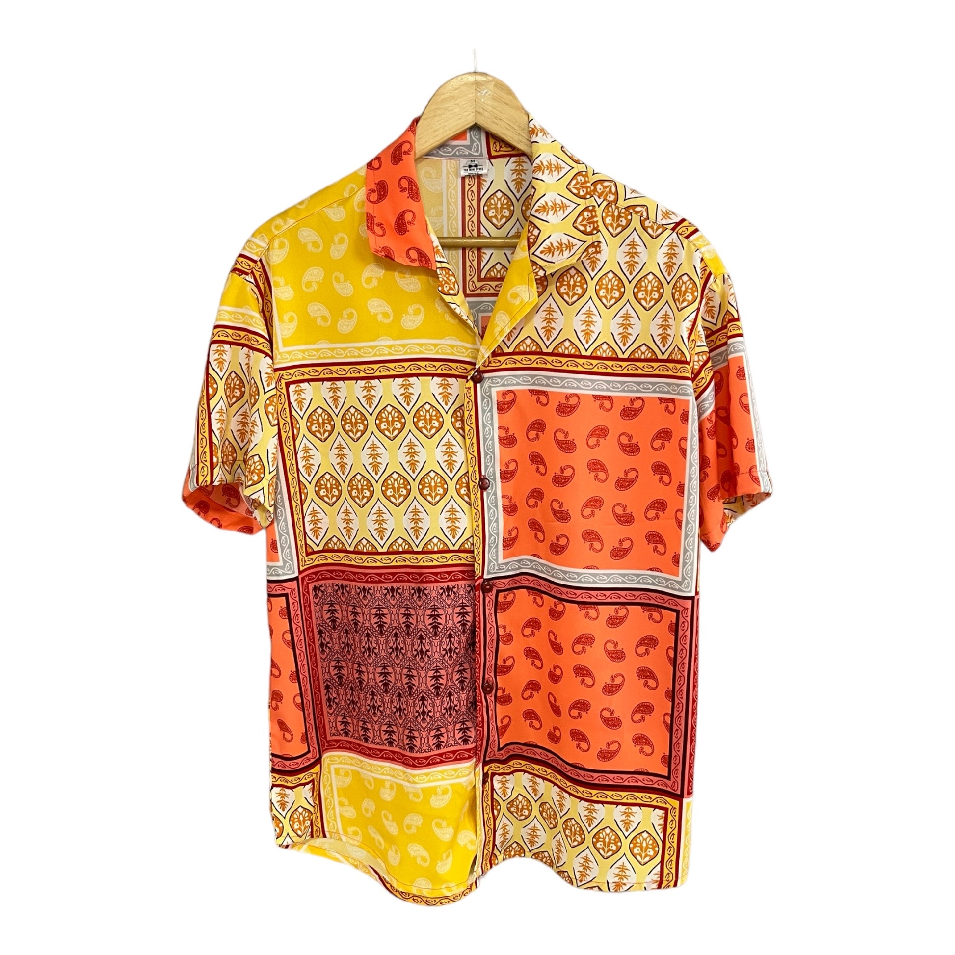 Camisa Bandana Tribal Regular Fit Seda