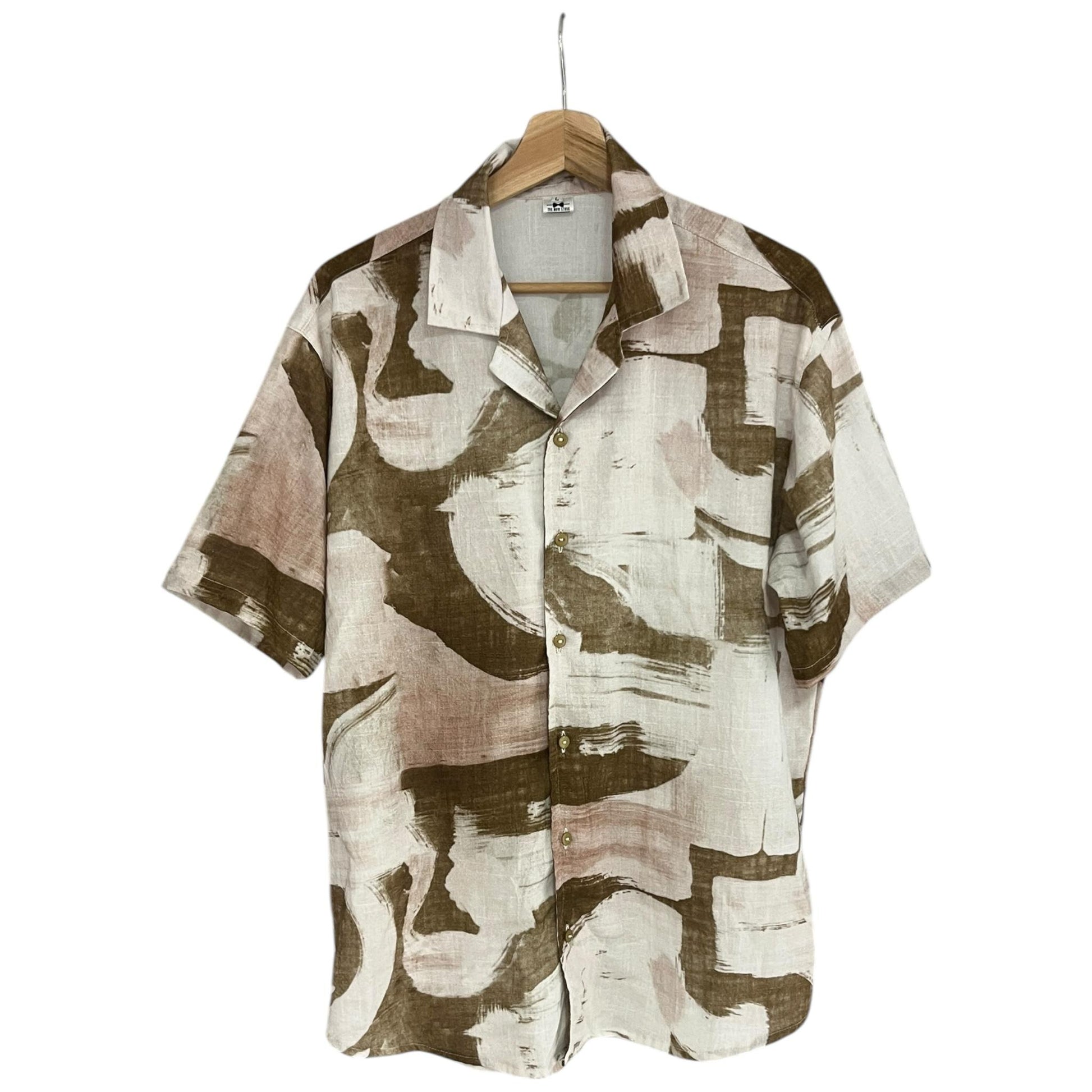 Camisa Barbosa Cafe Regular Fit Lino