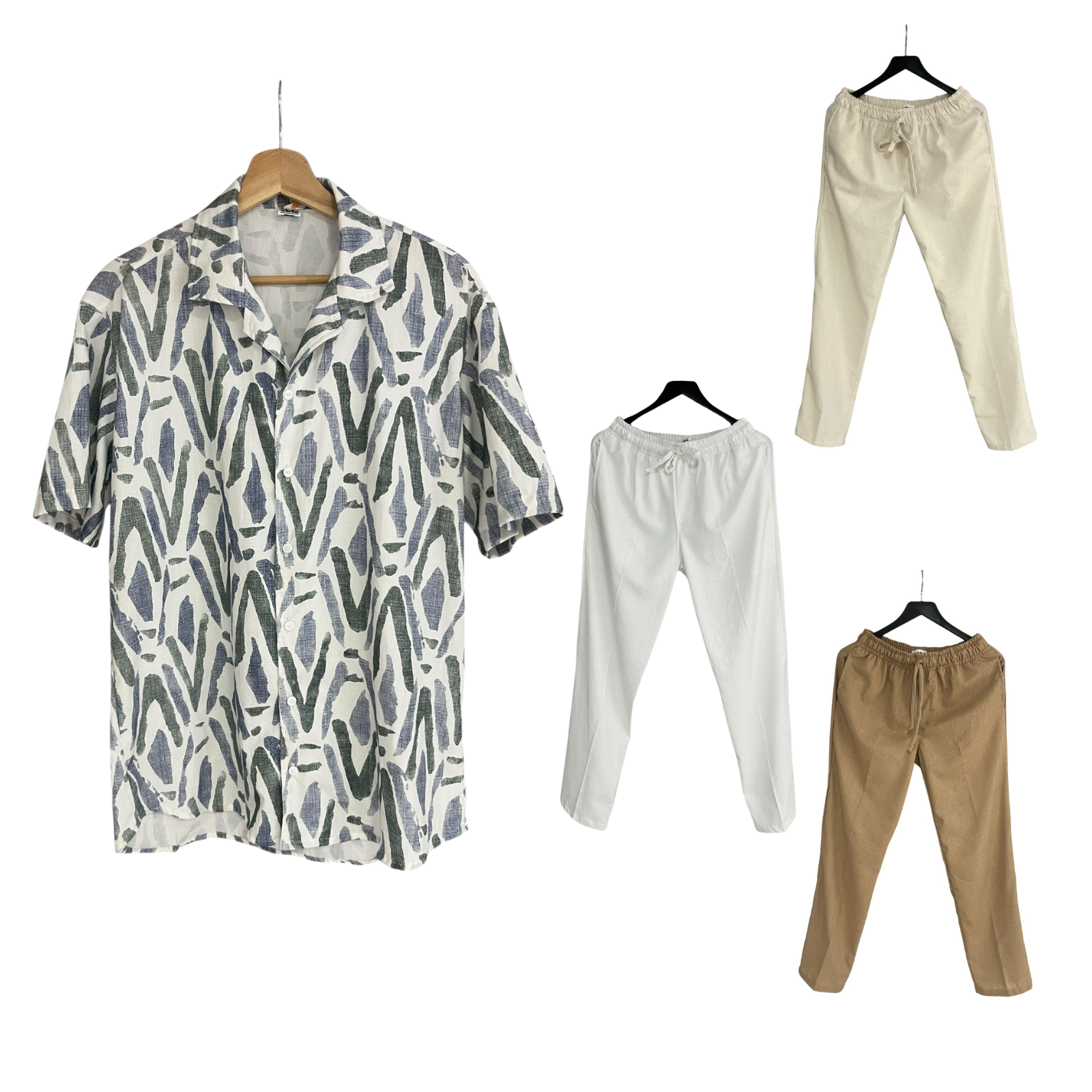 Conjunto Pantalon Lino / Camisa Galicia Lino Regular Fit