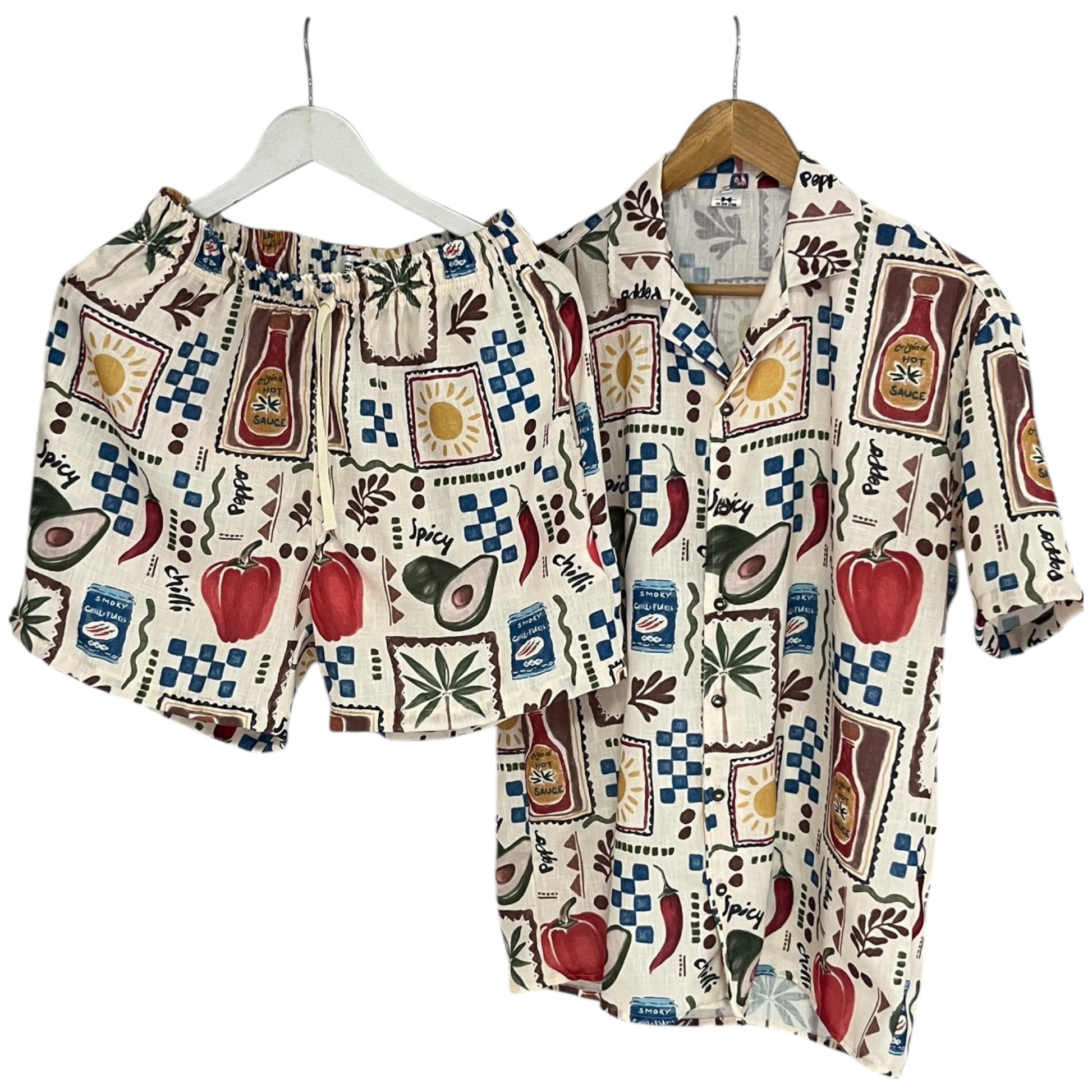 Conjunto picante tropical Lino Regular Fit