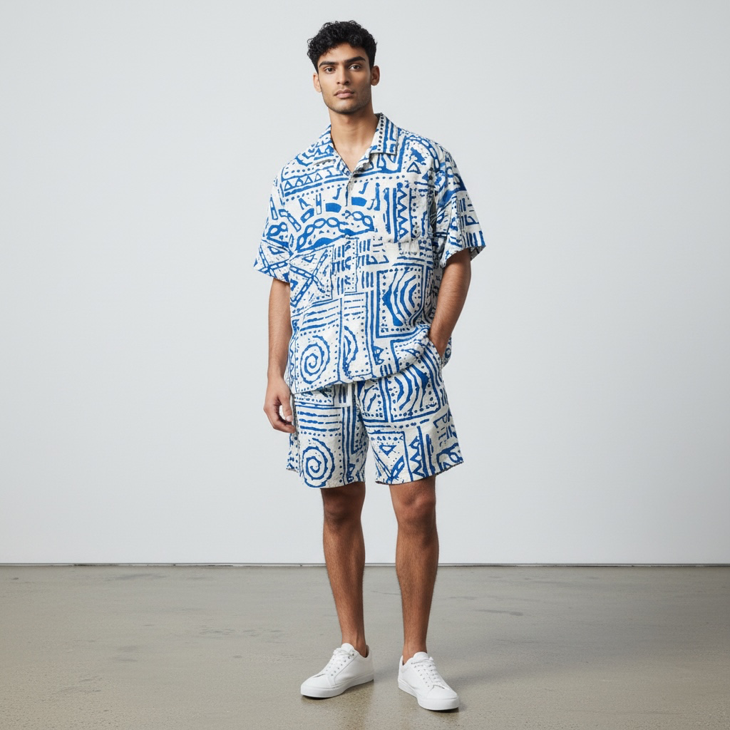 Bermuda Blue Maze Tipo Sport