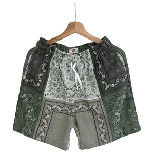 Bermuda Bandana Verde Lino Tipo Sport