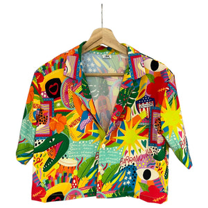Croptop Seda Hombre caiman Regular Fit