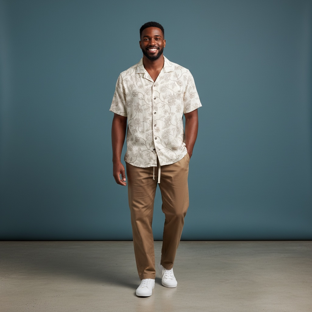 Camisa Floral Regular Fit
