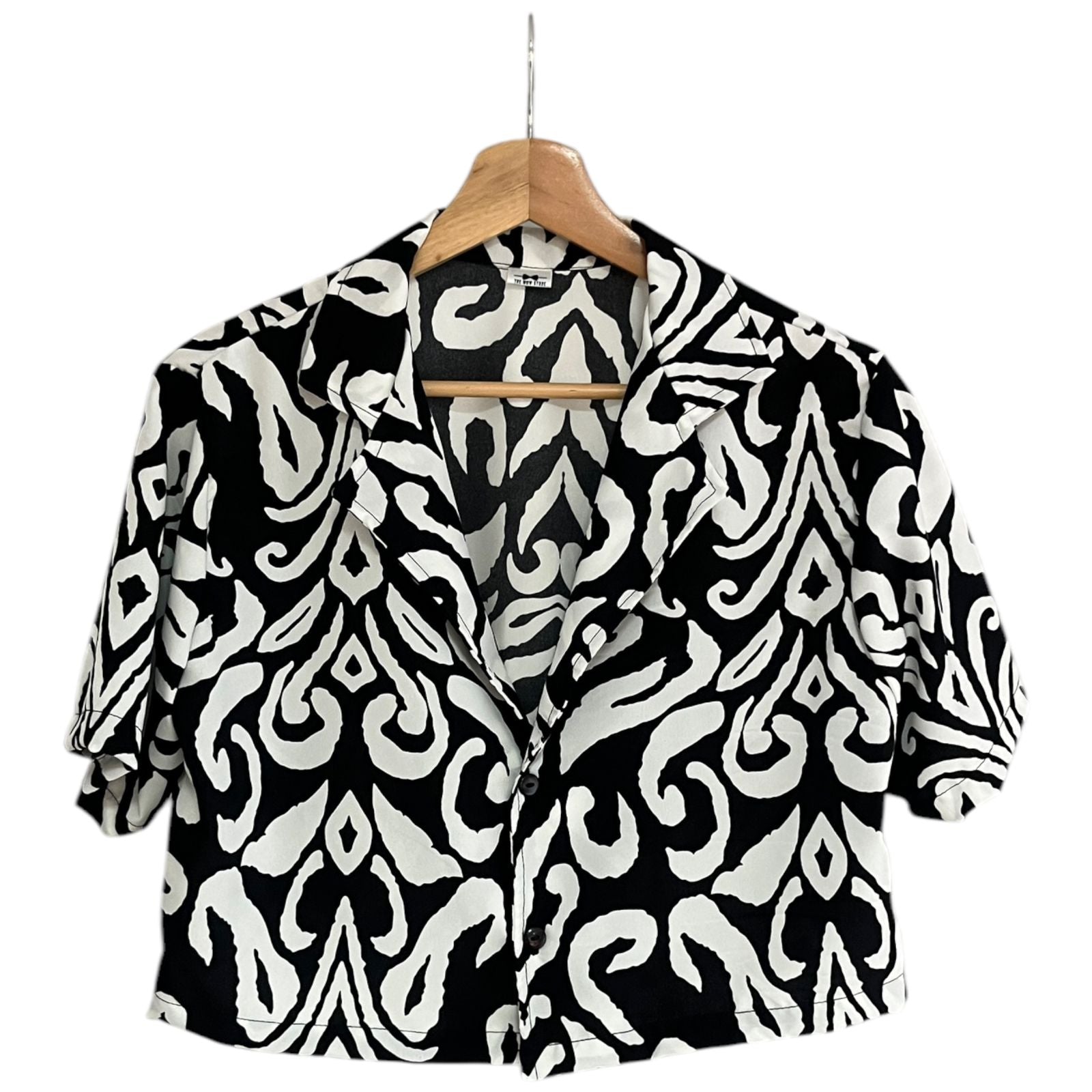 Croptop Cayeye B/W Seda Regular Fit