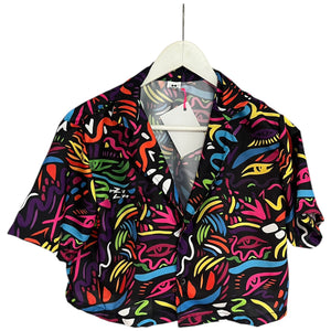 Croptop Curramba Seda Regular Fit