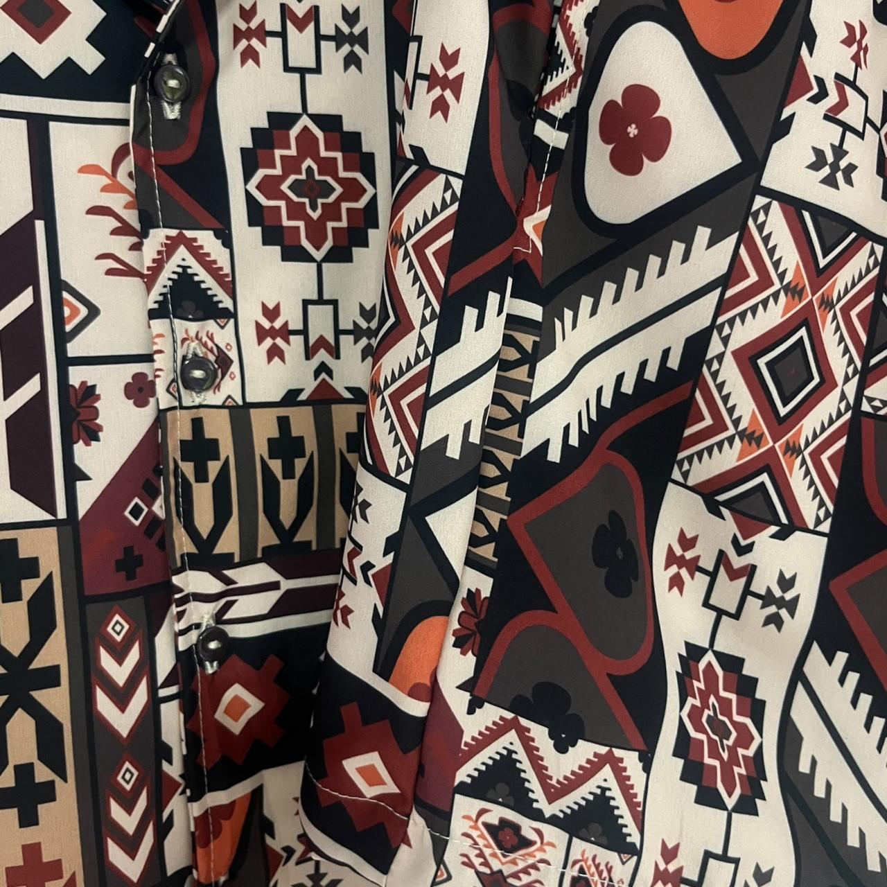 Camisa Amalfita Roja Regular Fit Seda