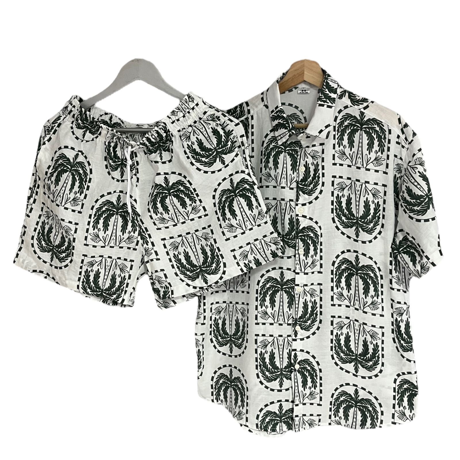 Conjunto Palma Real Regular Fit Lino