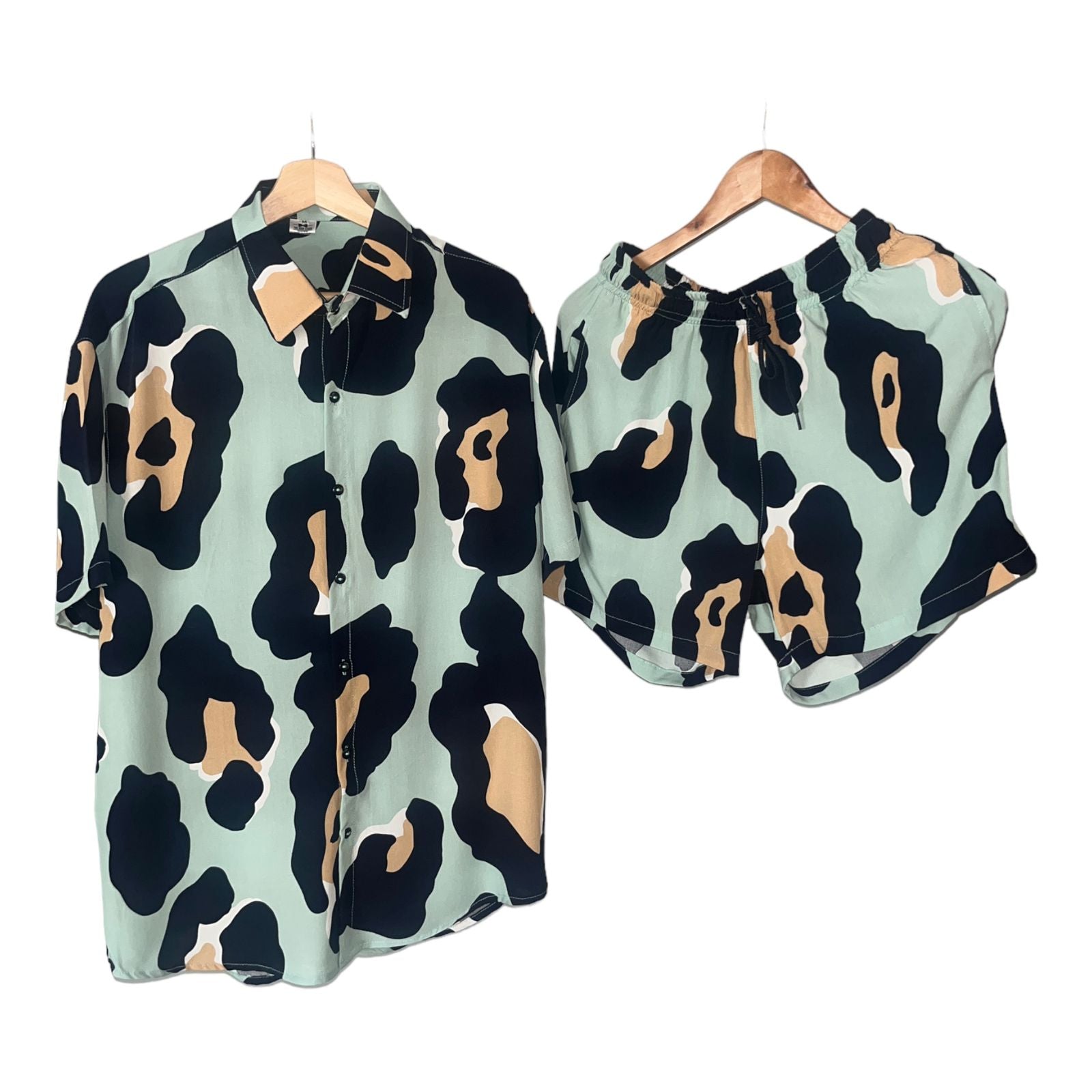 Conjunto AnimalPrint VerdeMenta