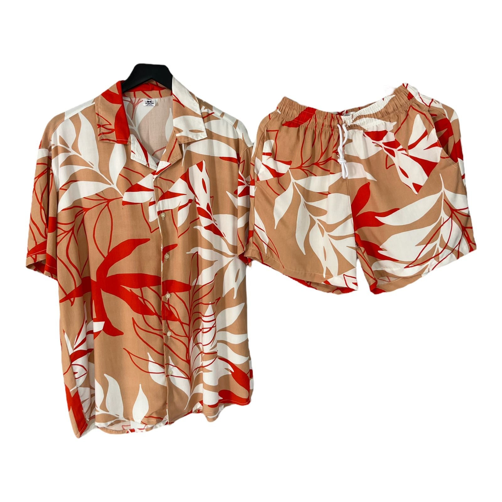 Conjunto Bacaneria Tropical Crema
