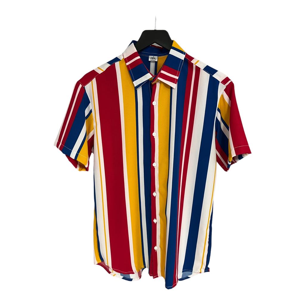 Camisa Rayas SiSi Colombia Regular Fit texturizado