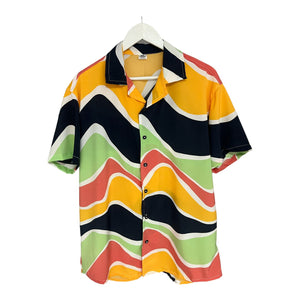 Camisa Arcoiris Regular Fit Seda