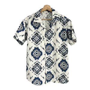Camisa Tribalera Blanca Regular Fit Lino