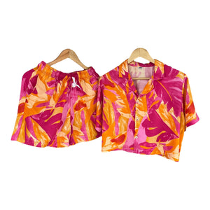 Conjunto Croptop Sunset Rayon