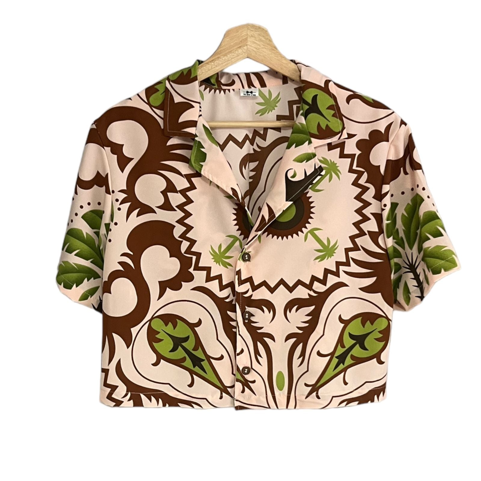 Croptop Marroco Regular Fit Seda