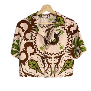 Croptop Marroco Regular Fit Seda