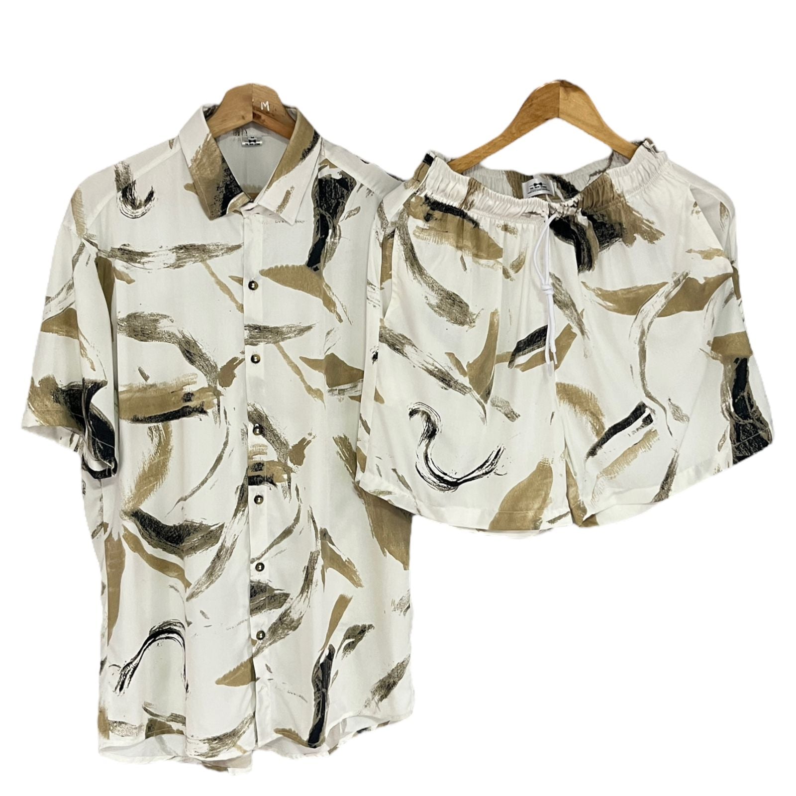 Conjunto Pintuco dorada Rayon Regular Fit