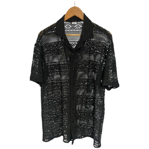 Camisa Regular Fit Negra Tejido