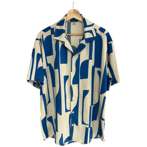 Camisa Mandraque Azul Regular Fit Lino
