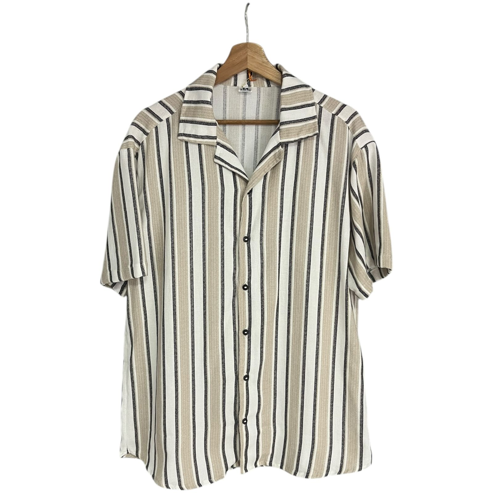 Camisa Rayas Tierra Regular Fit Tejida