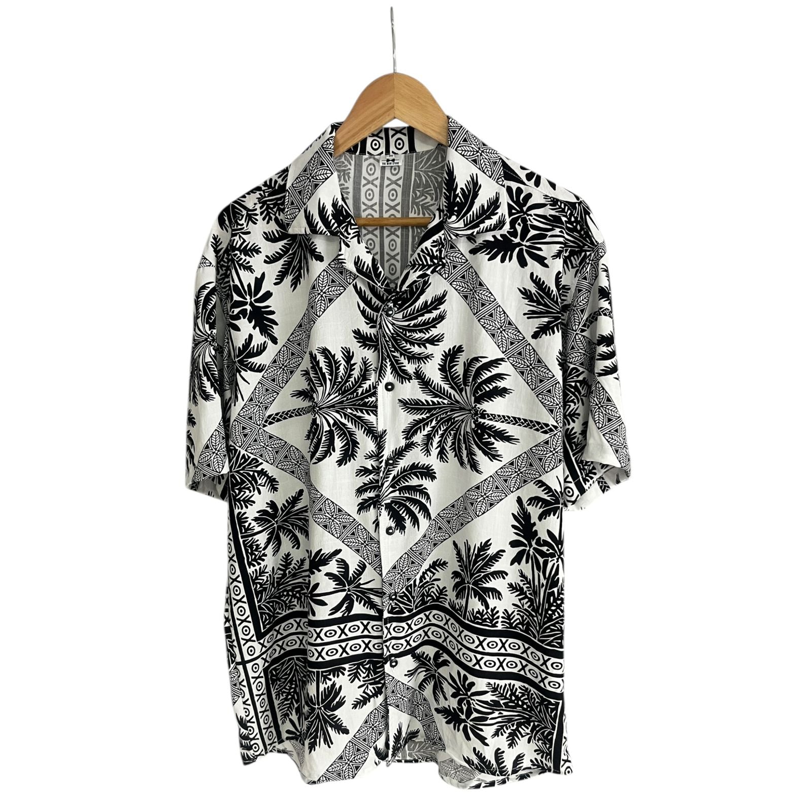 Camisa Black Palms Regular Fit Lino