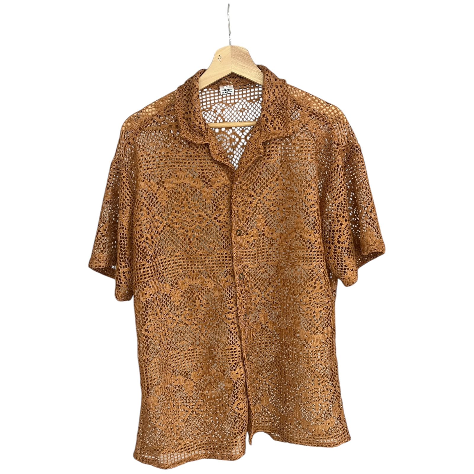 Camisa Regular Fit Terracota Tejido
