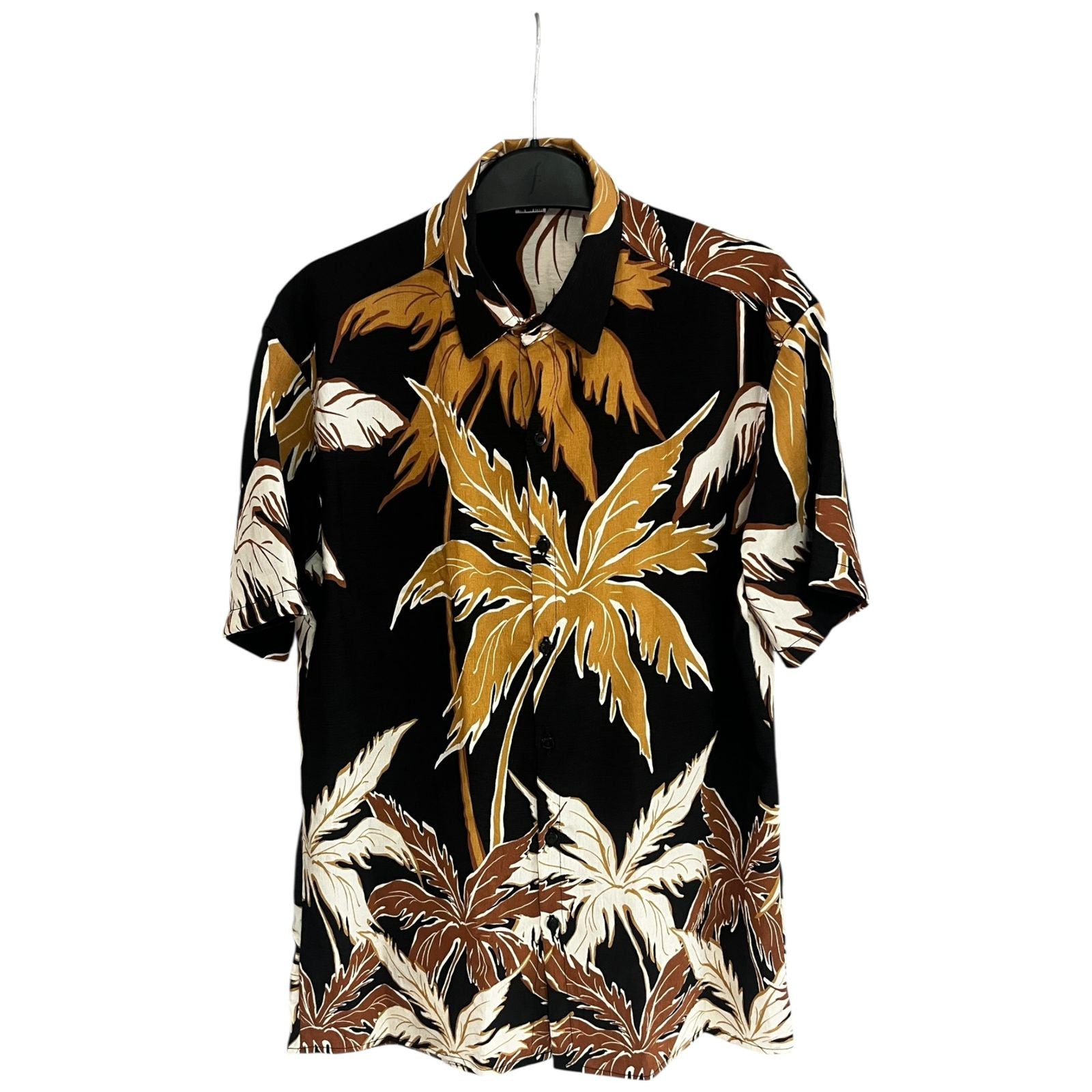 Camisa Tropicalera Ruedo Regular Fit Rayon