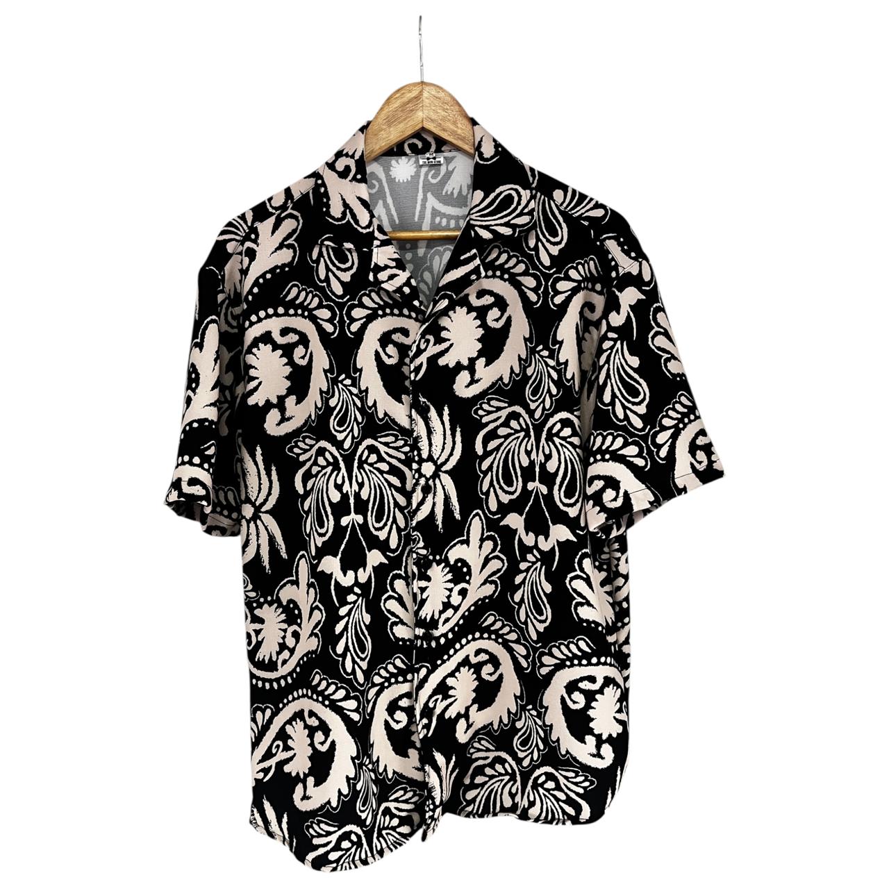 Camisa Dalia Nocturna Regular Fit Seda