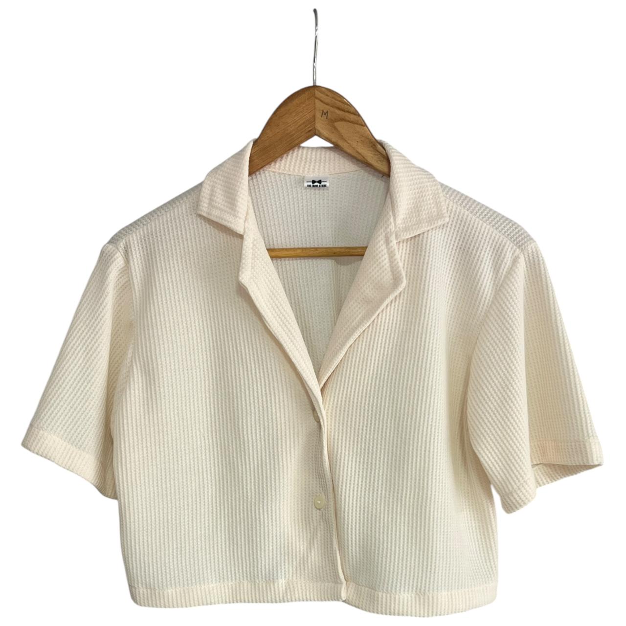 Croptop Texturizada Mantequilla