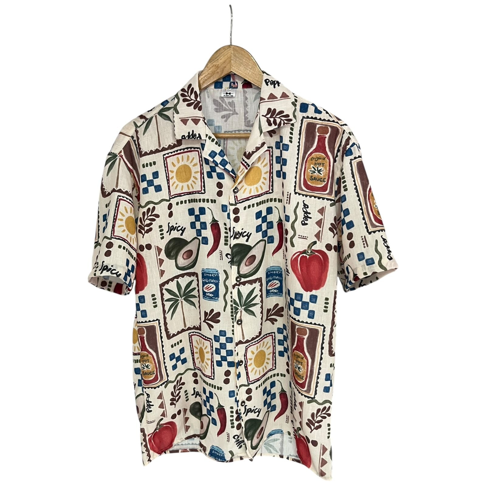 Camisa Picante Tropical Regular Fit Lino
