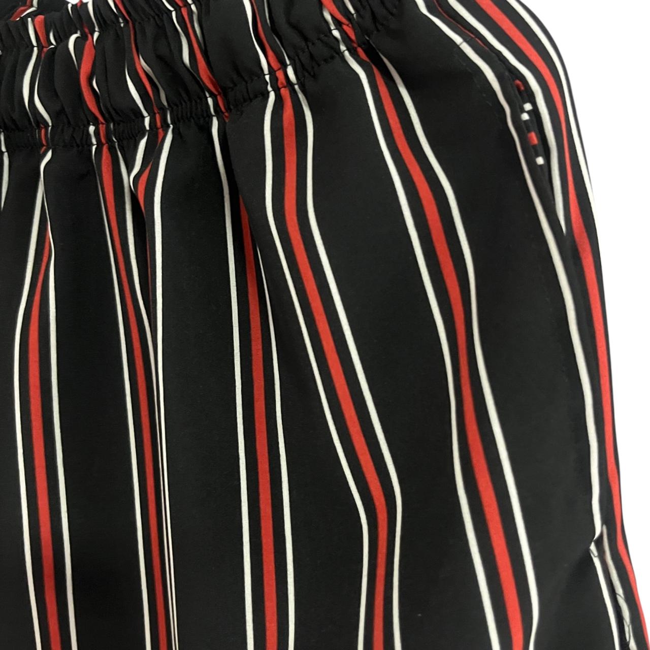 Bañadora Rayas Negras Seda