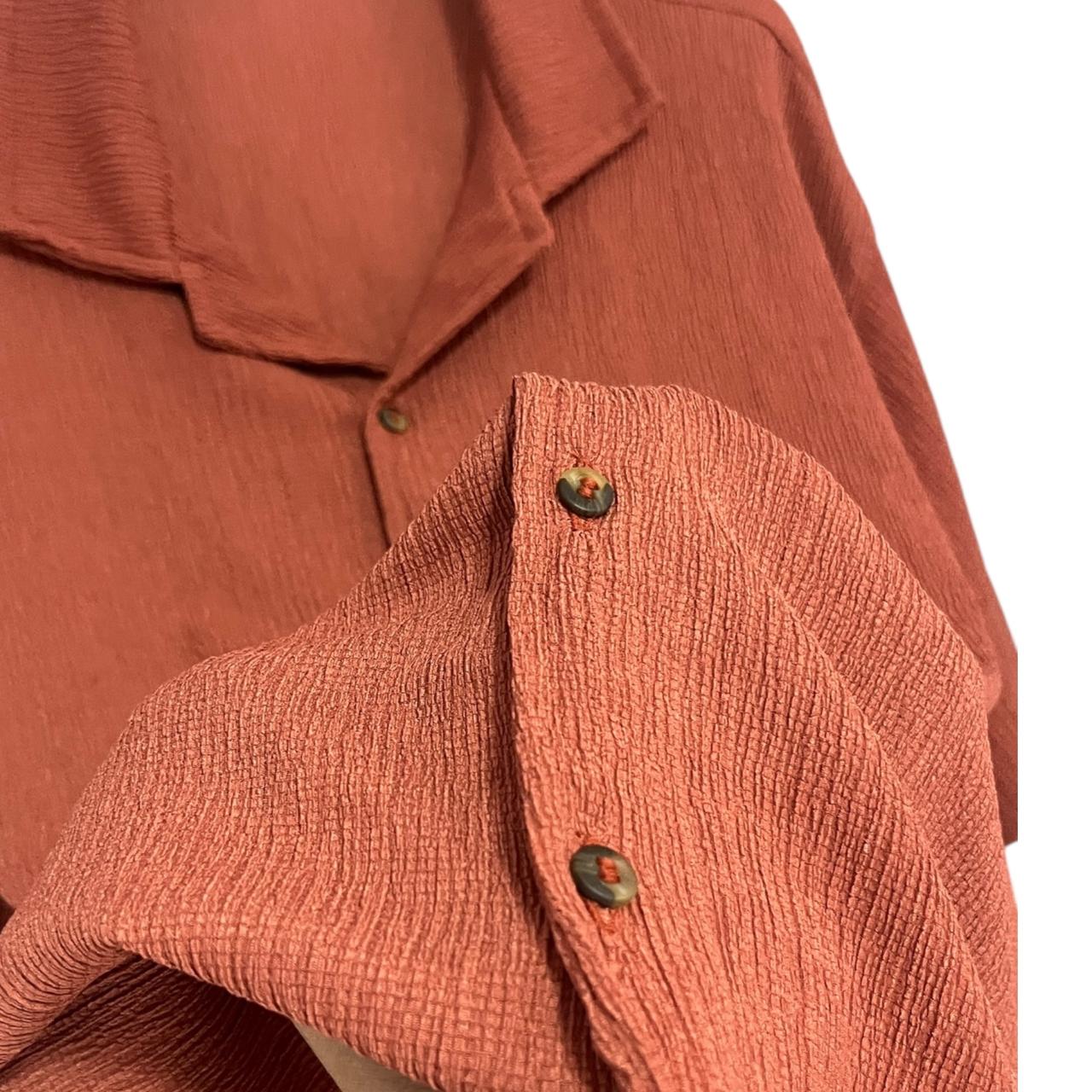 Conjunto Texturizada Oversize Terracota