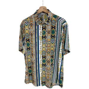 Camisa Regular Fit Tribal Carnaval Rayon