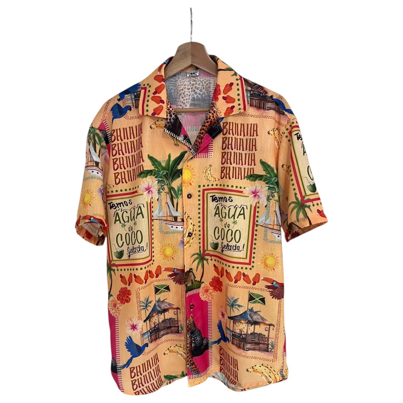 Camisa Agua de Coco Regular Fit Lino