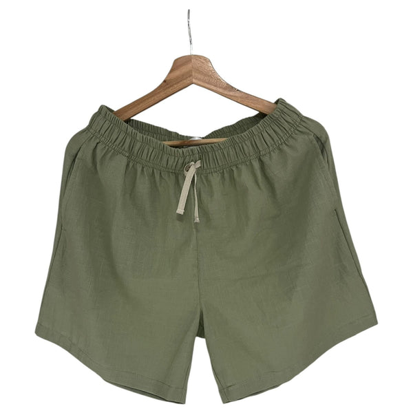 Bermuda Lino Verde Sport Regular Fit