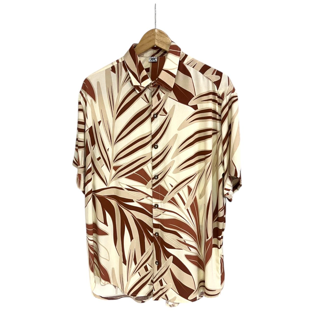 Camisa Tropico Cafe Rayon