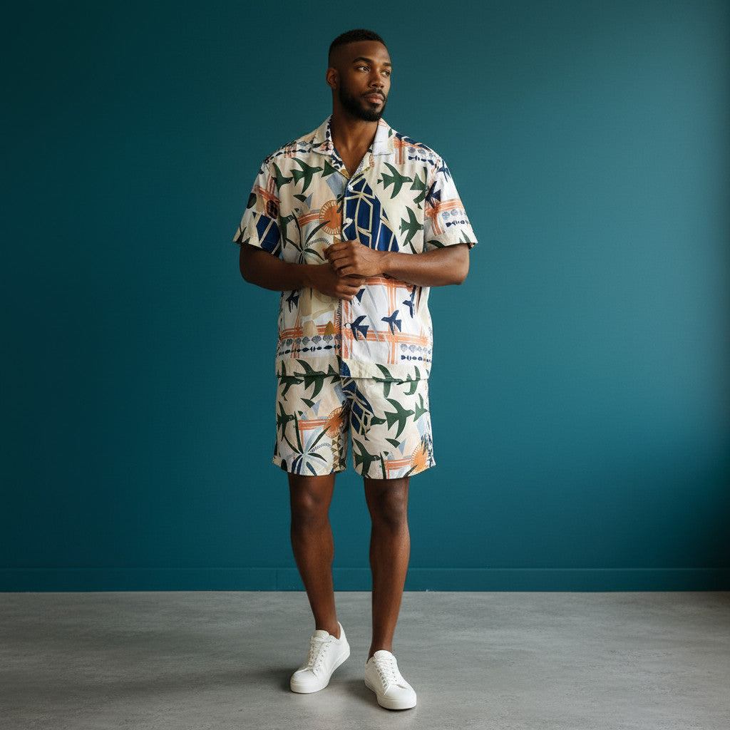 Camisa Atarraya Seda Regular Fit
