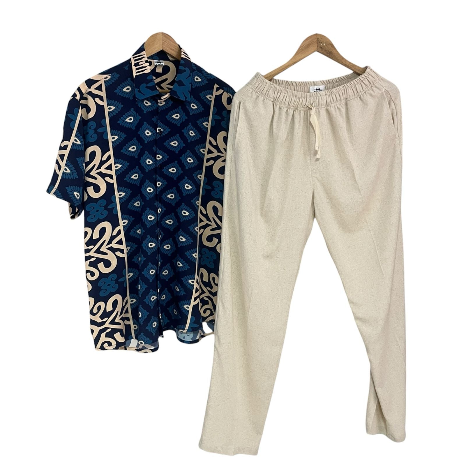 Conjunto Zanzibar Pantalon Lino crudo
