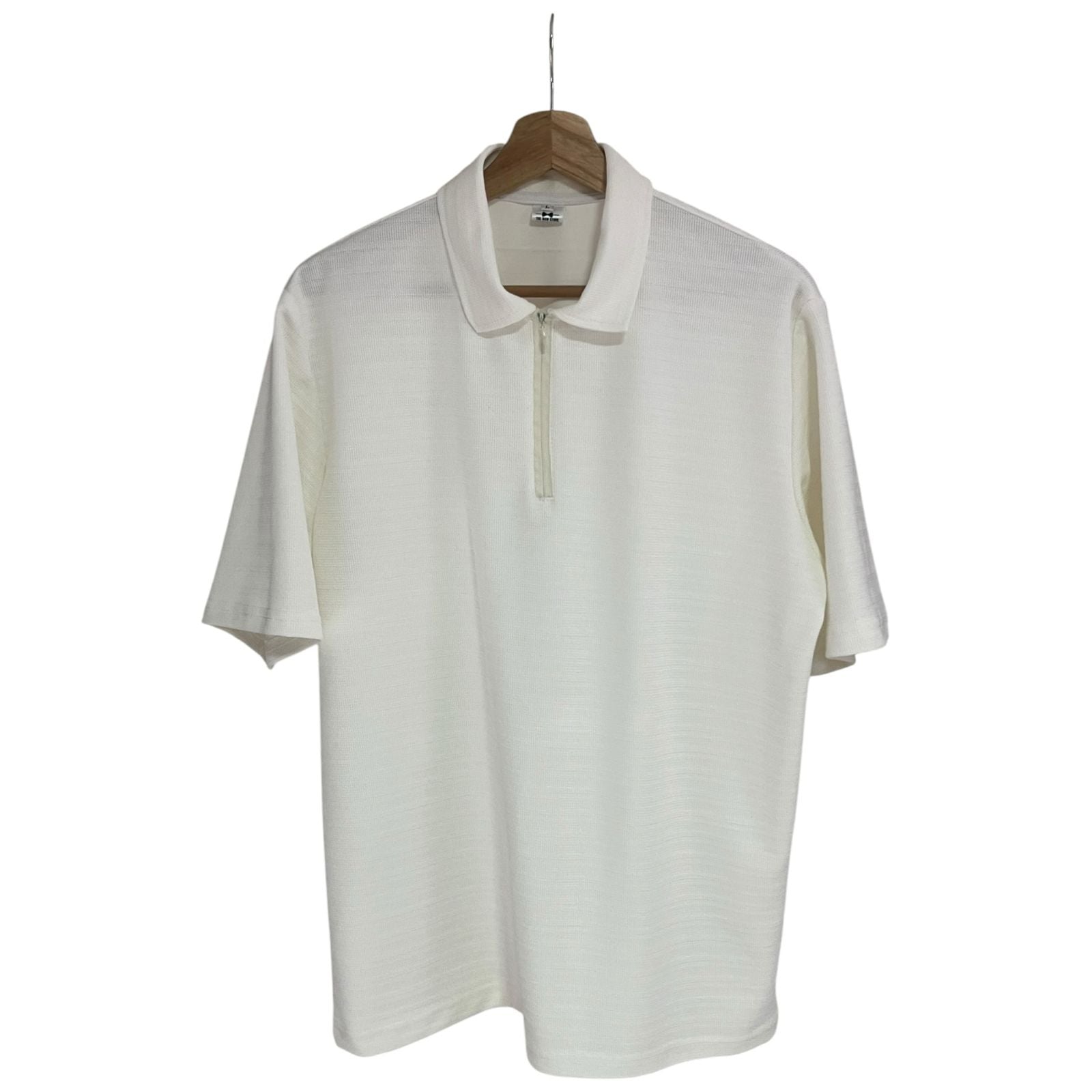 Polo Texturizada Blanca