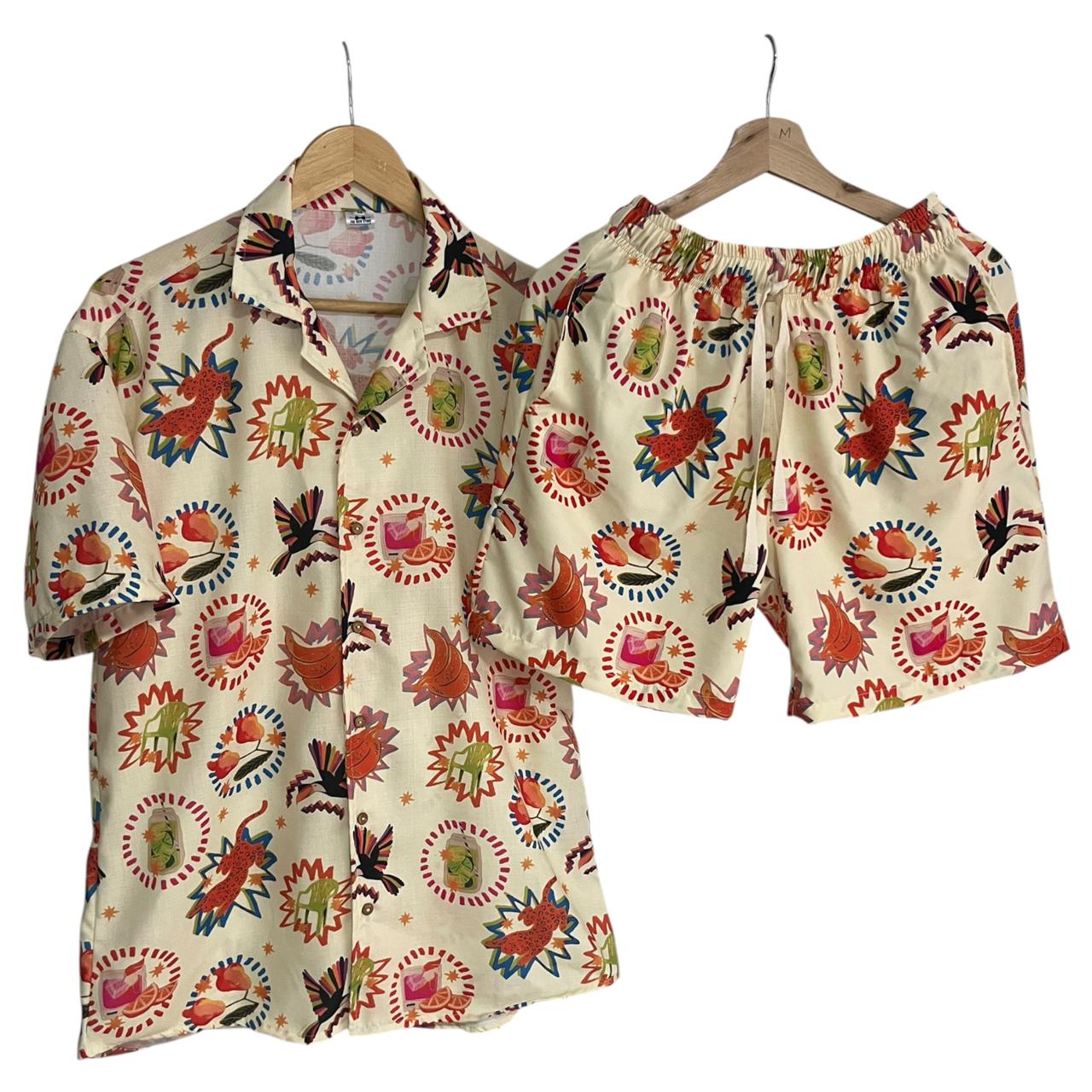 Conjunto Fiera Rimax Crema Seda