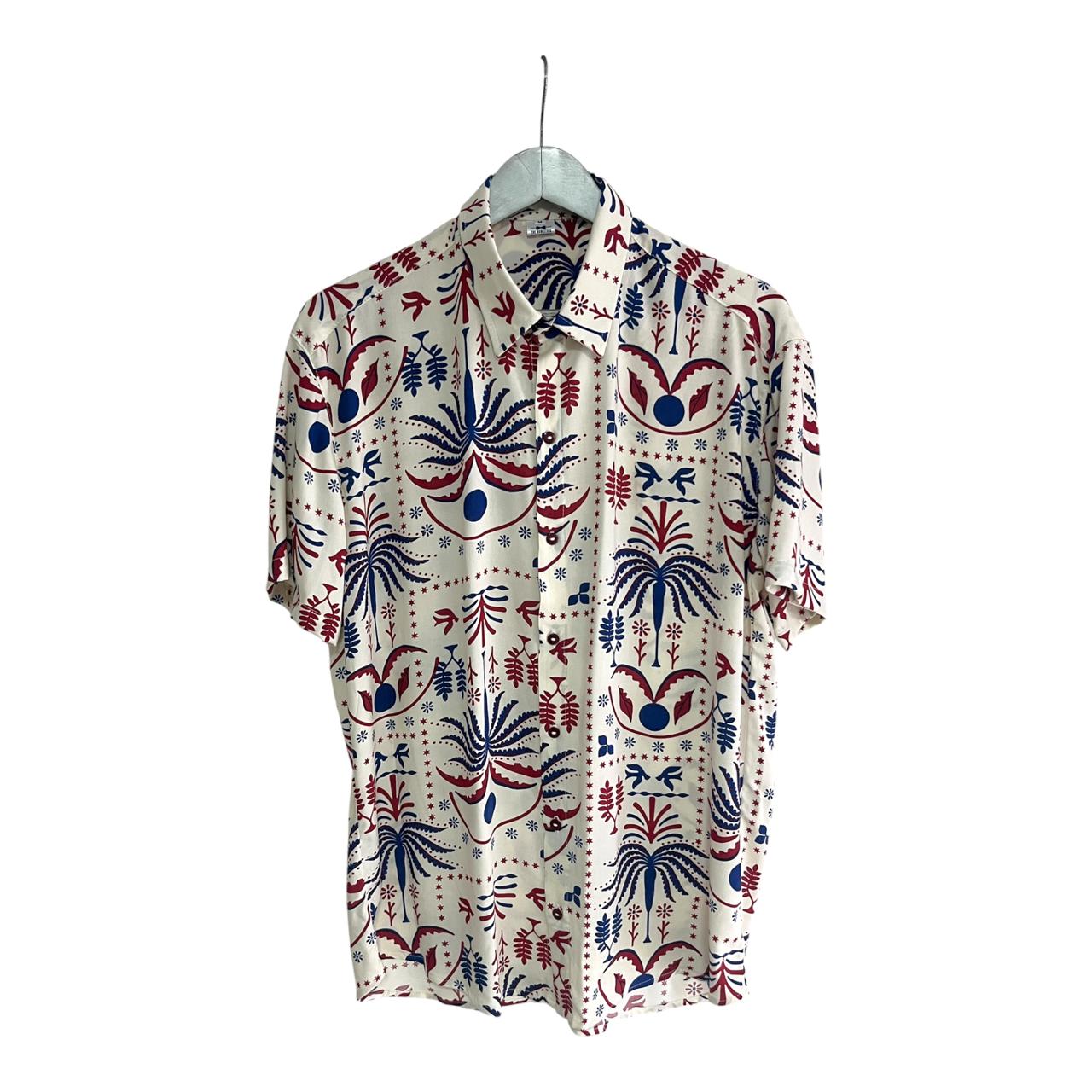 Camisa Palmas del Sinu Blanca Rayon