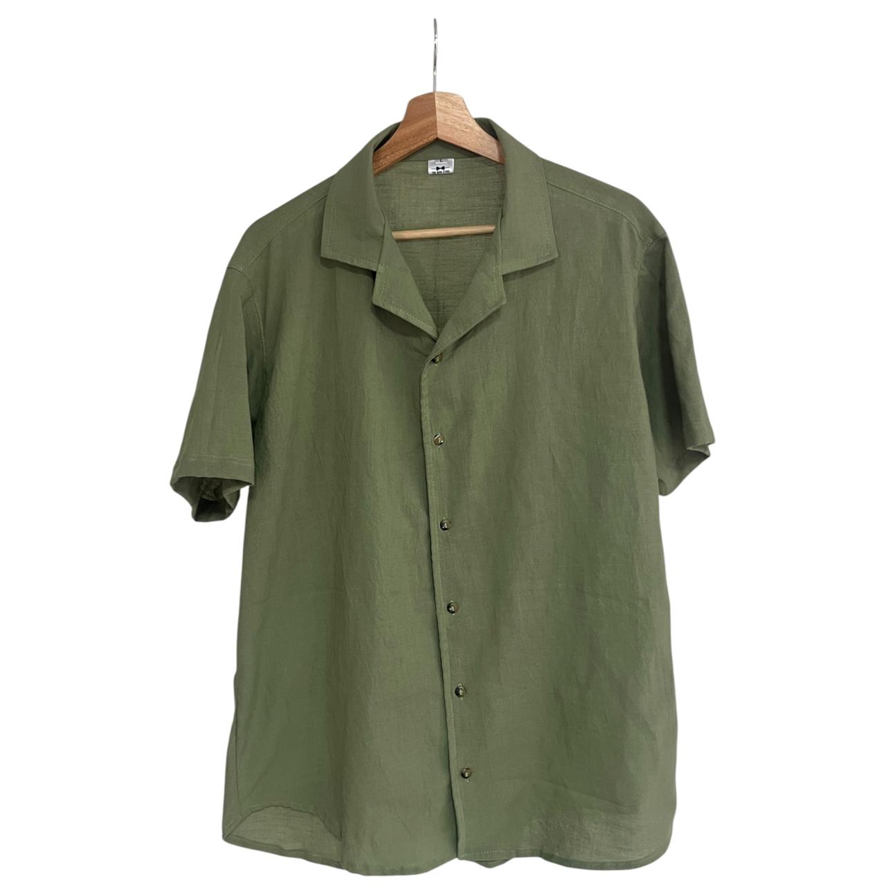 Camisa Verde Lino