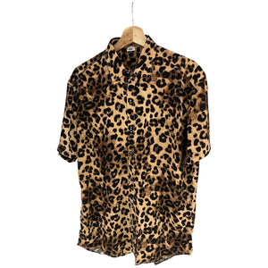 Camisa AnimalPrint Regular Fit Rayon