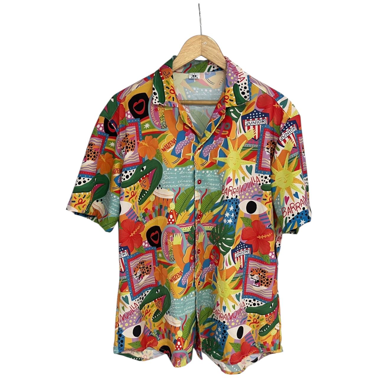 Camisa Hombre Caiman Seda Regular Fit Carnaval