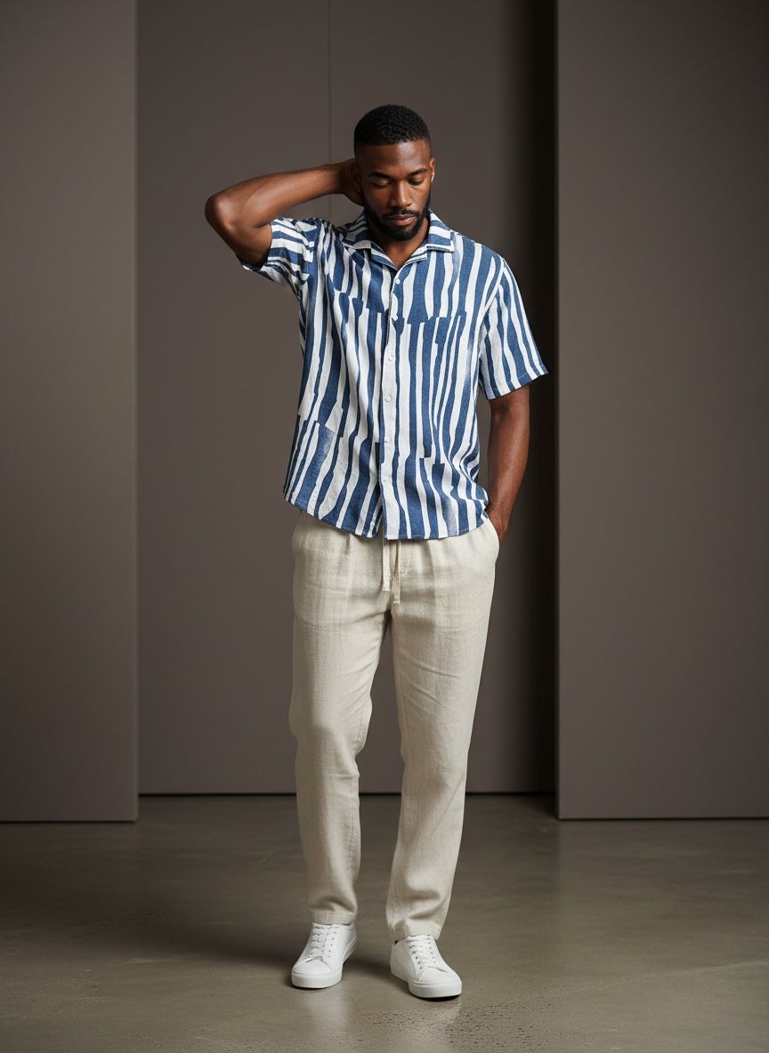 Conjunto Pantalon Lino / Camisa Caguan Lino