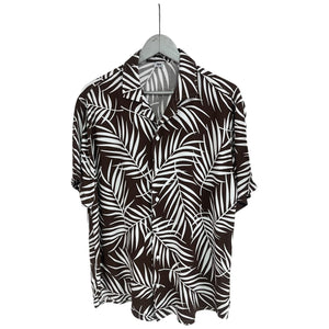 Camisa Palmar Cafe Oscuro Rayon