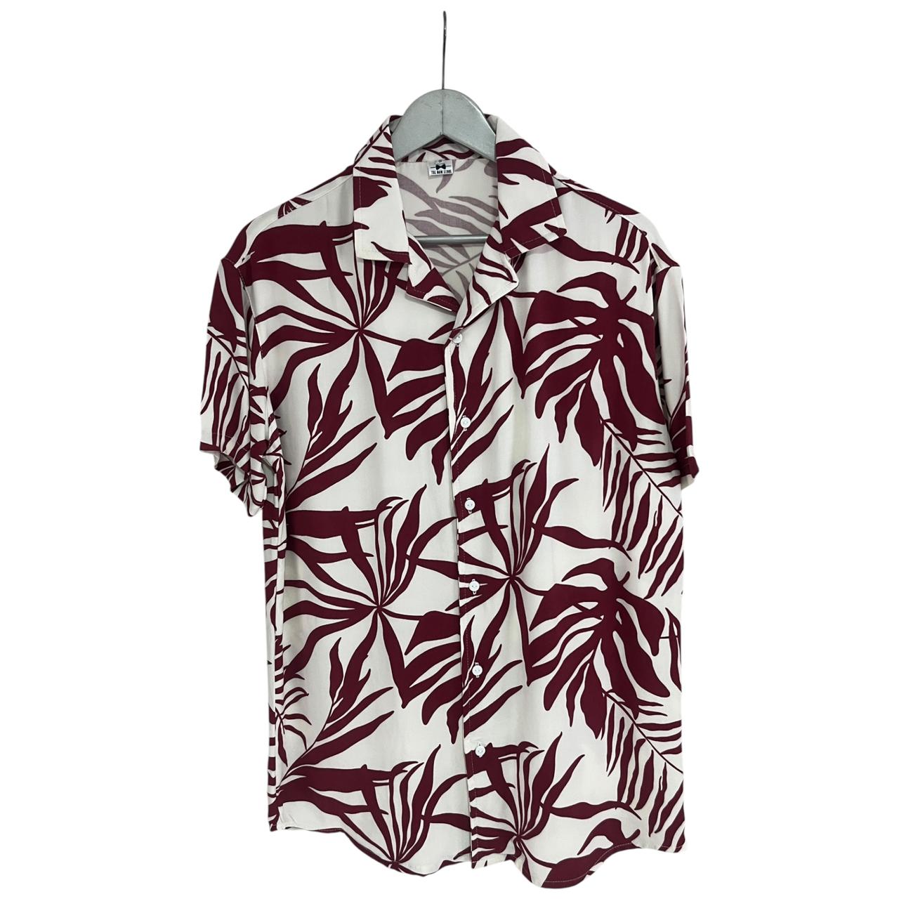 Camisa Palmar Vino tinto Rayon