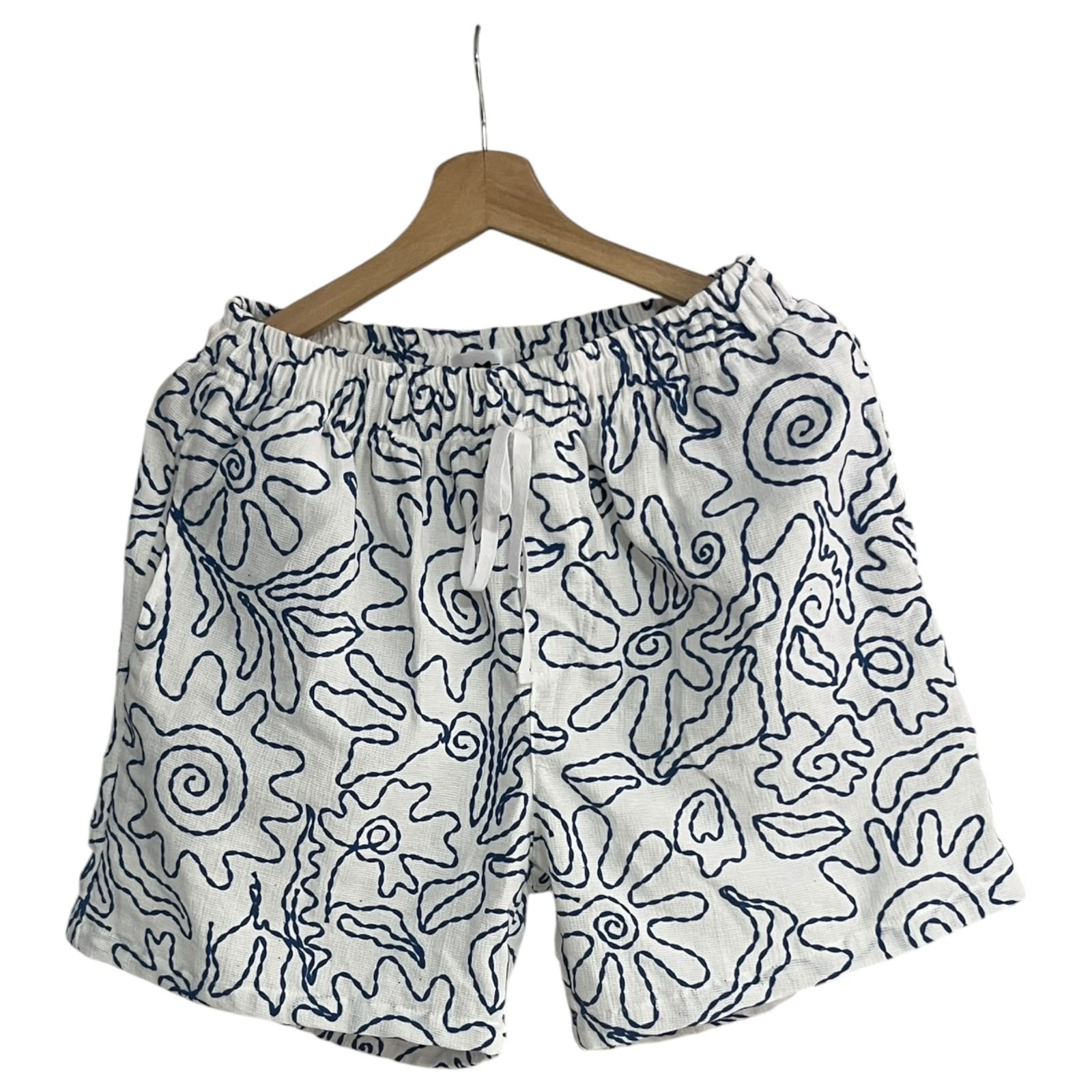 Bermuda Lino Estampado texturizada