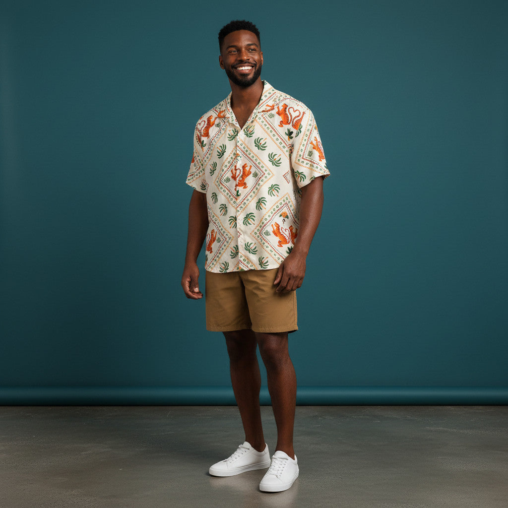 Set Camisa Ruedo Tropico / Bañadora sin malla a eleccion