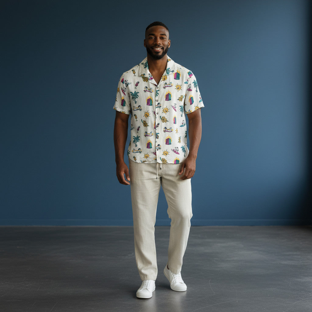 Camisa Surf Lino